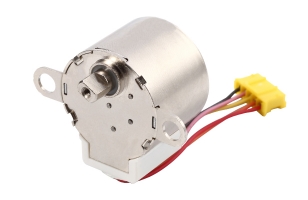 Geared stepping motor